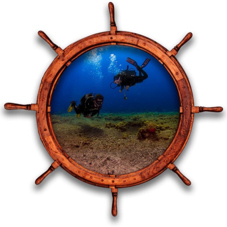 Inmersión de buceo de dos buceadores en Tenerife Sur Las Galletas y La Gomera